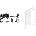 Raccordo Scorrimento Modello Folding Concepta III Portata kg.6-20 mm.18-26 Altezza 1200-2200h Destra| Hawa